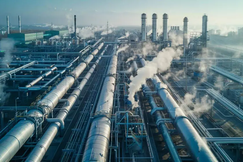 Sous-station de réseau de chaleur avec échangeurs et compteurs d'énergie