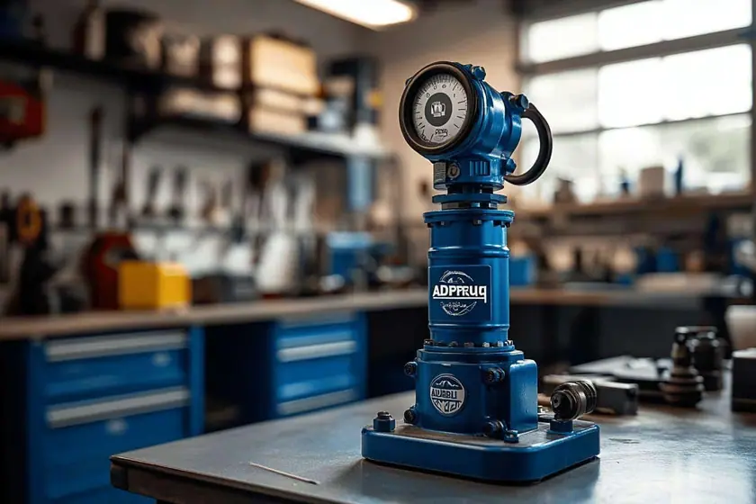Module de pompe AdBlue avec son étiquette de référence, posé sur un établi
